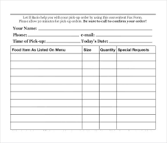 Template For Food Order Form Excel Meaning In Hindi Opusv Co