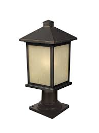 holbrook outdoor post light in oil