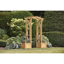 Rhs Arch With Planters Homebase