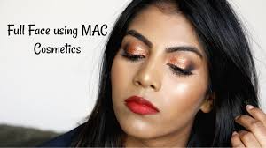 full face using mac cosmetics nc44