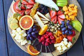 fruit and cheese board