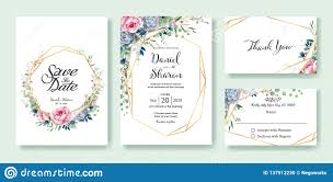 Wedding Invitation Save The Date Thank You Rsvp Card