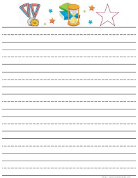 free printable stationery for kids  free lined kids writing paper 