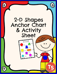 2 D Shapes Anchor Chart Activity Sheet