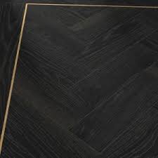 black lvt flooring wood tile effect
