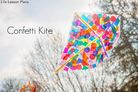 how to make a kite confetti kite