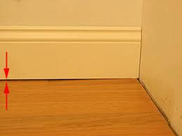 installing baseboard with coped cuts at