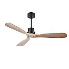 Modern Wooden Ceiling Fan With Remote