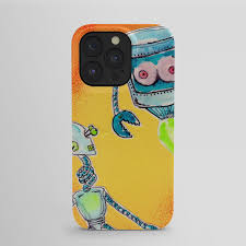 Attack of the Boobbot iPhone Case by Taylor Winder | Society6