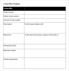 Image Result For High School Lesson Plan Template Pdf Career