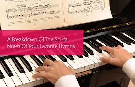 sol fa notes of your favorite hymns