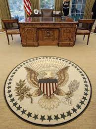 oval office makeover includes rug from