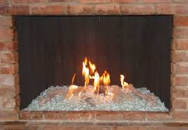 Fireplace Glass Ceramic Gas Logs