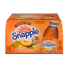 save on snapple peach iced tea 12 pk