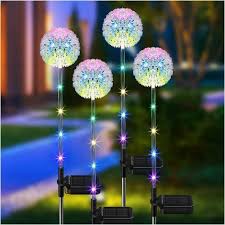 Solar Lights Outdoor Garden 4 Pack