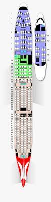 boeing 747 400er seat map hd png