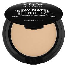 nyx cosmetics stay matte but not flat powder foundation 06 um beige 0 26 oz compact