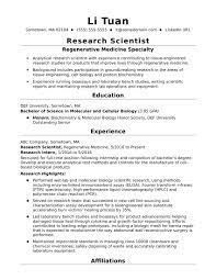 So how do i put the same on my resume. Entry Level Research Scientist Resume Sample Monster Com