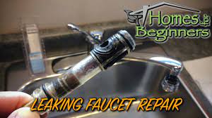 How to Repair a Leaking Moen Kitchen Faucet - YouTube