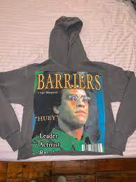 One or more shipping restrictions apply to this product: Barriers Barriers Ny Huey Newton Vintage Style Hoodie