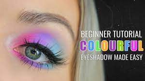 colourful eyeshadow tutorial for