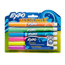 expo washable dry erase markers
