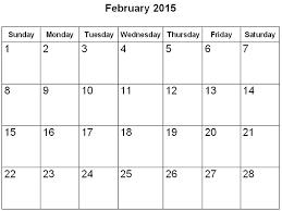 Free Printable Calendar 2015 February Skachaj Info