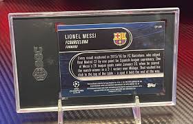 2016 17 topps ucl showcase lionel messi