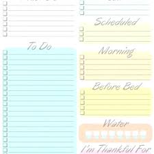 To Do List Template To Do Lists That Are As Pretty They