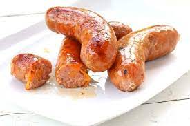 homemade smoked cheddar sausages the