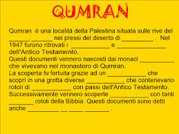 The magnificent region of qumran is the meeting. I Rotoli Di Qumran Iltratturo Altervista Org