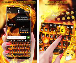 burning keyboard wallpaper hd apk