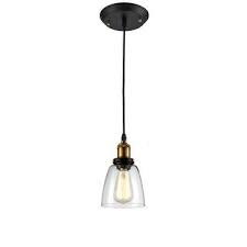 Shop Edison Vintage Pendant Light Fixture Bulb Included Clear Antique Brass Overstock 22964627