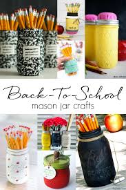 Back To School Mason Jar Craft Ideas
