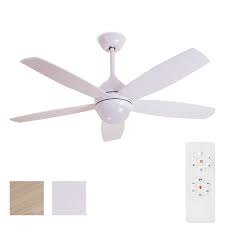 sunrinx 52 inch white ceiling fans with