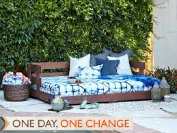 build a lounge worthy outdoor daybed