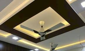 A drywall sculpture and small pendant lights in the ceiling will make the room beautiful. False Ceiling Designs Best False Ceiling Designs New False Ceiling Designs
