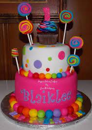Candyland Birthday Cakecentral Com gambar png