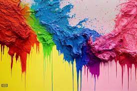 Colorful Multicolored Paints