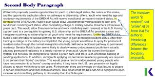 Analyzing Compare And Contrast Essays Policies For Undocumented Youth