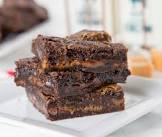 brownie caramel layer bars