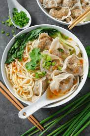 vegan wonton noodle soup the foo