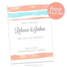 Free Save The Date Online Templates Kennyyoung