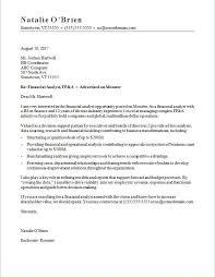 Cover Letter Template Analyst Analyst Cover Coverlettertemplate