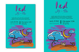 Eid Mubarak Invitation Flyer Template