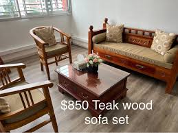 teak wood sofa set furniture home