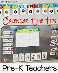 Calendar Time Tips For Pre K Teachers