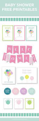 65 free baby shower printables for an
