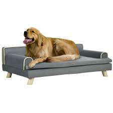 Pawhut Pet Sofa For Large Medium Dogs