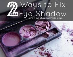 diy makeup fix that broken eye shadow